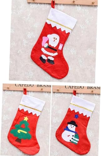Image of Santa Gift Socks Hanging Christmas Decoration| Pouch for Gifts | Items for Home & Office | Festive Hangings, Ornaments | Any One | PoPo Toys 