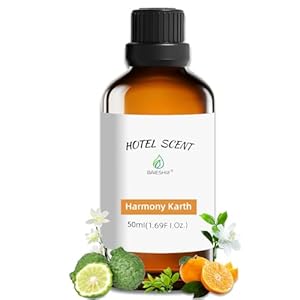 Harmony Karth Essential Oil, Hotel Diffuser Oil, 1.69 Fl Oz Pure Aromatherapy Fragrances, Charistmas Gift, Luxury Scents with Bergamot, Orange and Amber for Diffuser