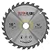 Price comparison product image Saxton Flat Top TCT Circular Saw Blade 250mm x 28T x 30mm Bore + rings fits Bosch Makita etc
