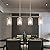 Mecgirn Island Light for Kitchen, Brushed Nickel Dining Room Light Fixture Over Table, 4-Light Linear Chandelier Pendant Lighting for Dining Table Kitchen Island Living Room