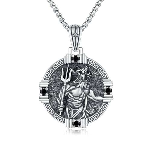 Bijoux cadeaux pour homme : fini les colliers fragiles avec ce trident de Poséidon en argent