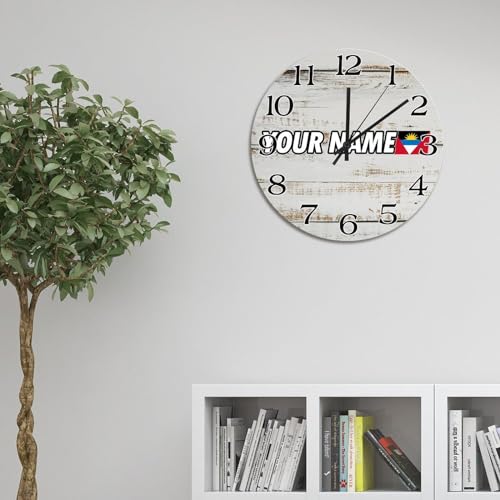 Horloge murale de ferme Antigua-et-Barbuda decoration salon style retro - 5