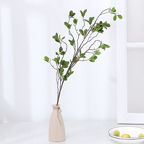 Musdoney Artificial Eucalytus Plant 43.3 Inch Faux Ficus Green Branches Leaf Garden Office Shop Home Decoration (3 Pcs) #TOP6