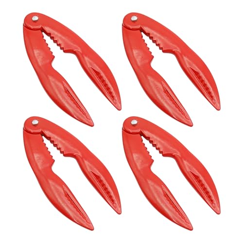 Zreneyfex 4 Pcs Crab Leg Crackers Lobster Crackers and Tools Nut Crackers for Seafood Shellfish Nuts Home Kitchen Tools