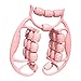 ChuYiElegance Portable Muscle Roller for Legs 24 Wheels Massage Tool for Neck and Arm, Pink