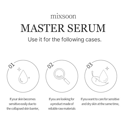 mixsoon Master Serum Moisturizing Serum-Intensive Moisturizing and Revitalizing for Face, Lightweight Formula for Radiant 30ml / 1.01 fl.oz. Korean Glass Skin Care - Thumbnail 5