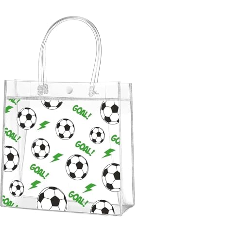 Sac de foot transparent avec poignée pour emballer les cadeaux de fête