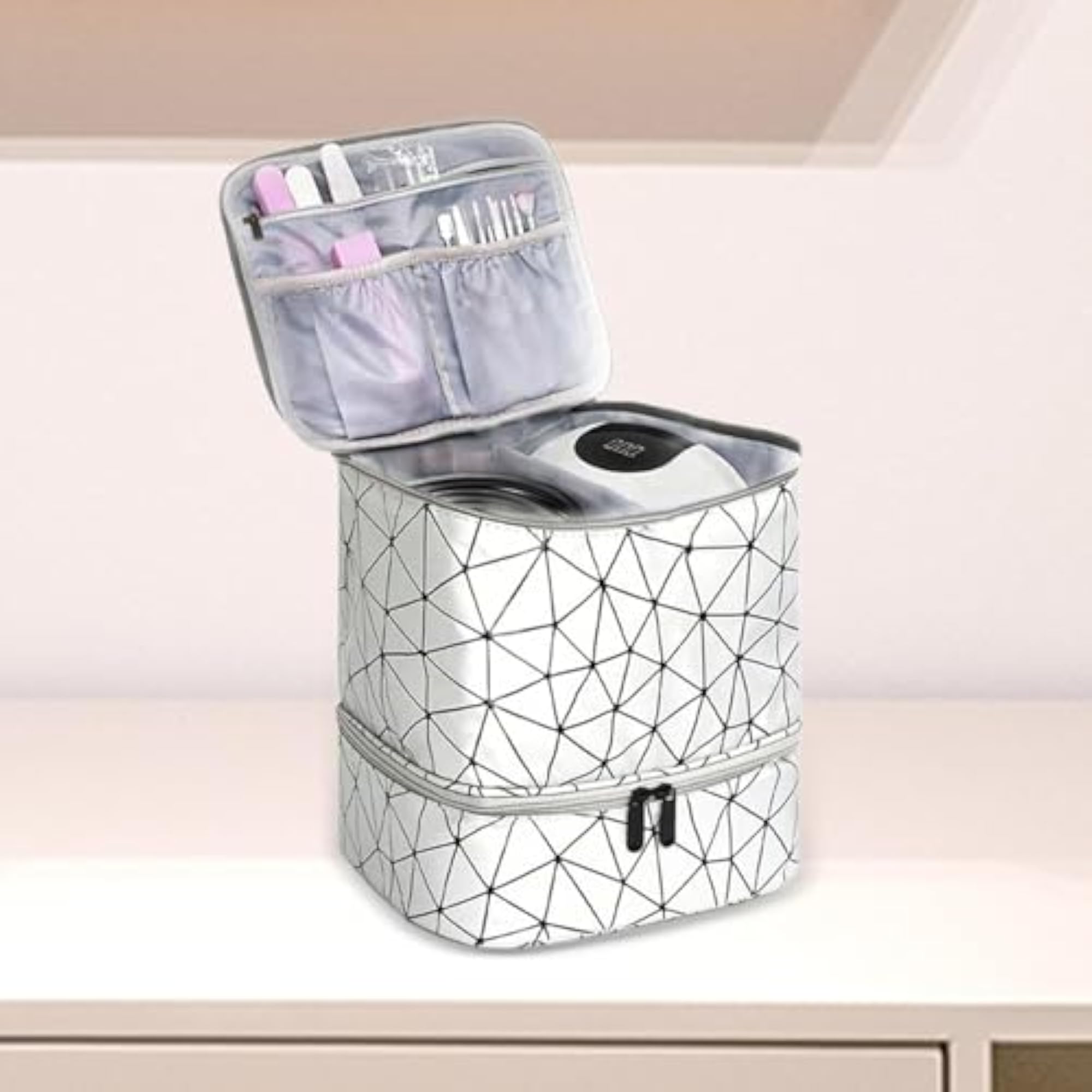 Nail Polish Organizer Case, Art Supply Storage Box