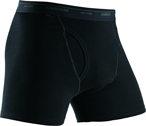 Icebreaker Everyday Boxers w/ Fly, Wicks Moisture, Odor Resistant, Breathable