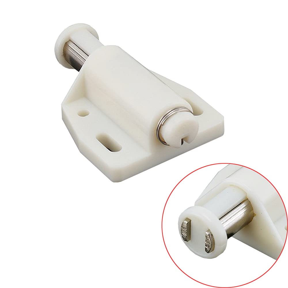 HAYGEM 8 Pièces Aimant Porte Placard Durable, Aimant De Porte De Porte Silencieux, Loqueteau De Porte A Pression Pour Faciliter L'ouverture Et La Fermeture Des Portes, Pour Armoires, Penderies