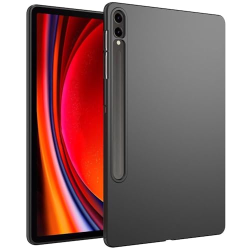 WOGROO Case for Samsung Galaxy Tab S9+ Plus/Tab S9 FE+ 2023 Slim Design Soft TPU Protective Cover for Galaxy Tab S9 Plus/S9 FE Plus 12.4 Tablet Black