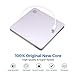 BDYING External USB C CD DVD Drive,Portable USB 3.0 and Type-C Smart Touch Button Slot-in CD DVD Burner Player Writer for Desktop Laptop/Mac/MacBook Pro/Air/Windows XP/7/8/10 Mac OS (Silver)