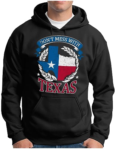 Sweat à capuche Texas imprimé drapeau américain vintage pull homme OM3