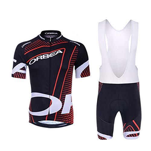 Wulibike Conjunto Ciclismo Verano Traje Bicicleta Hombre Maillot Btt Corta+Culotes 3D Gel Equipos