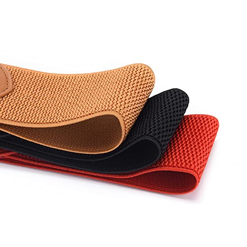 Retro Wide Cinch Belt Womens Corset Cinch Waist Band Vintage Bandage Elasticity Girdle Wrap Gothic Elastic Waist Belt with Hook Buckle for Costume – Brown Bronze4