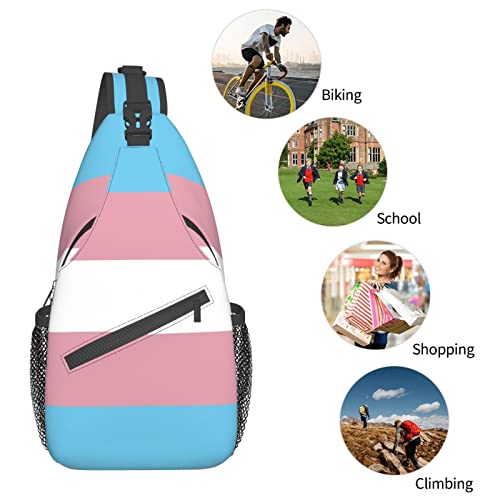 Mochila cruzada unisex negra tamaño único miniatura 7