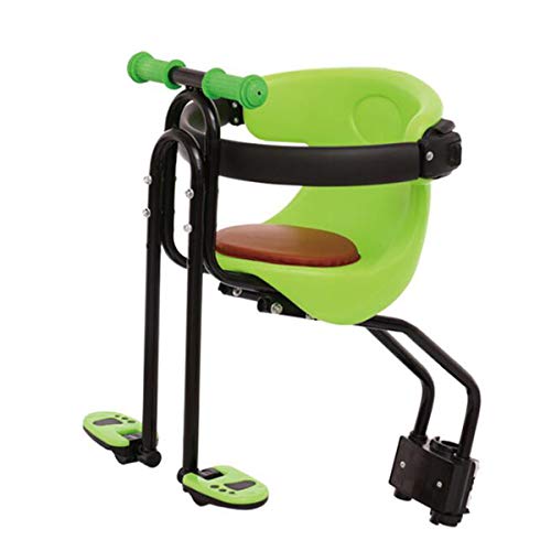 COEWSKE Sillines de Bicicleta para Niños Asiento de Bicicleta Asiento Delantero de la Sillín para Bicicleta de Montaña (Verde)