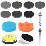 LiangSanXin 57 Kit Lijas Pulir Faros 76mm Grano 60-3000 para Taladro