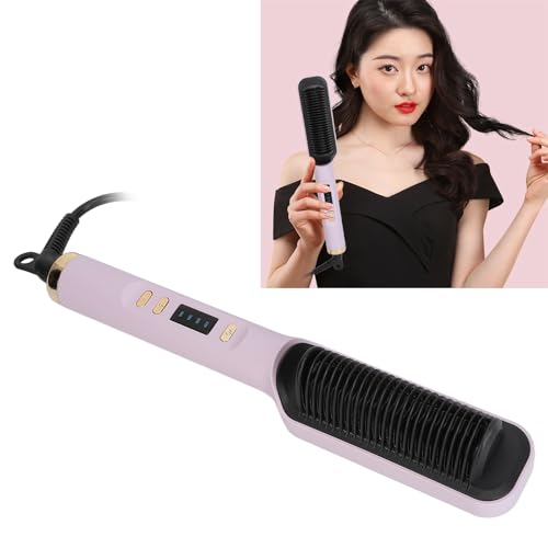 Cepillo alisador de cabello ZJchao con pantalla LED miniatura 3