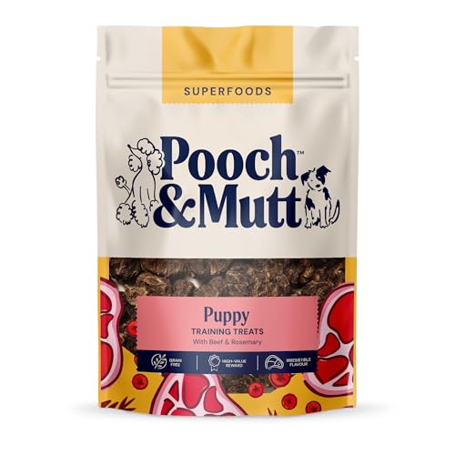 Pooch & Mutt - Puppy Beef Jerky Training Treats Pack of 1x80g