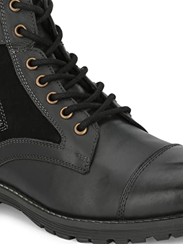 Image of Harrytech London High Ankle Leather Boots for Men