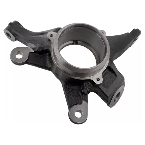 Image of Detroit Axle - Front Left Steering Knuckle for 2006-2011 Honda Civic, Driver Side Steering Knuckle Assembly 2007 2008 2009 2010 Replacement