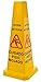 Update International 27" Cone-Shape Wet Floor Sign