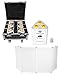 Rockville DJ Event Facade 6-Panel Booth+Bag+Scrim+6) Wireless DMX Battery Lights