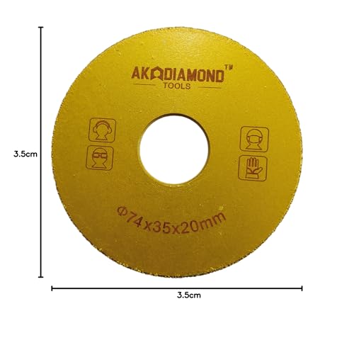 Image of Brazed hand Grinding Wheel 35mm Full molding wheel, Abrasive France Efficiency Wet Grinding Tool for Ceramic for Stone for Granite for Marble (35)