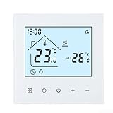 Termostato Programable Inteligente, Controlador WiFi para Caldera Eléctrica de Suelo Radiante de Pared para Tuya App Control Certificado(1)