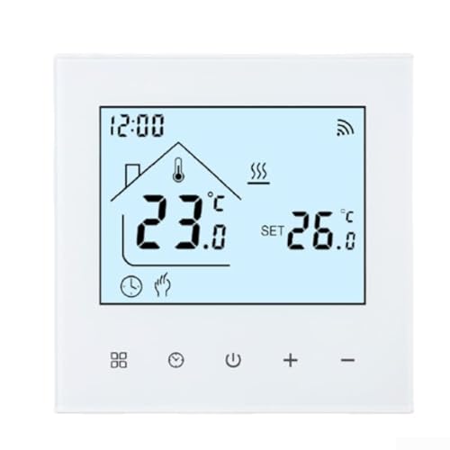 Thermostat à commande vocale, pour chauffage au sol avec connectivité WiFi et 6 emplacements de température programmables quotidiens (2)