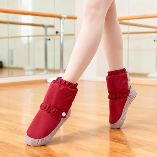 Chaussures de danse en coton chaudes pour vos studios en hiver