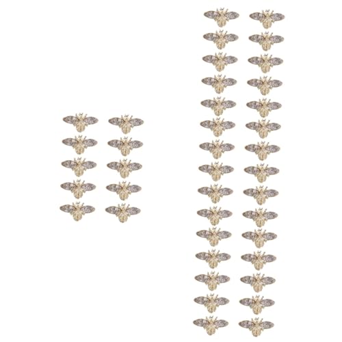 Charms de manucure abeille en alloy de qualité supérieure - 2