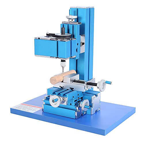Universal Mini Metal Milling Machine Motorized Metalworking Diy Cnc Tool Woodworking For Education Modelmaking W10003M Ac100V~240V 18000Rpm (Milling) #TOP6