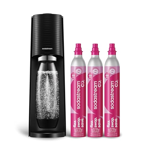 Sodastream Terra Sparkling Water Maker With 3 Co2 Cylinders