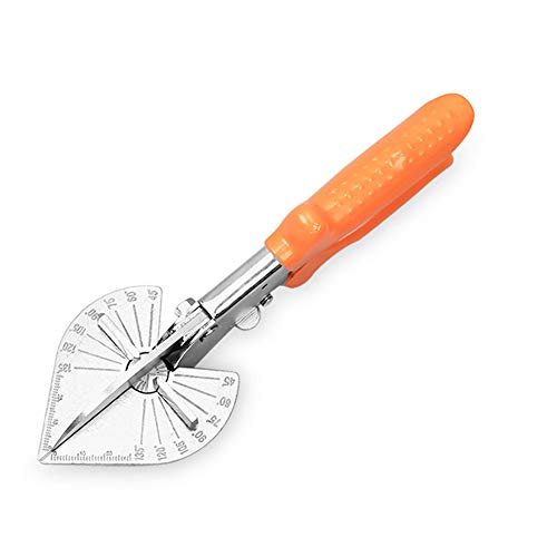 Preisvergleich Produktbild eamqrkt Multi Angle Gehrung Abstellgleis Drahtkanal-Schere für PVC-Kunststoffrohrschlauch Eary-Schere,Orange