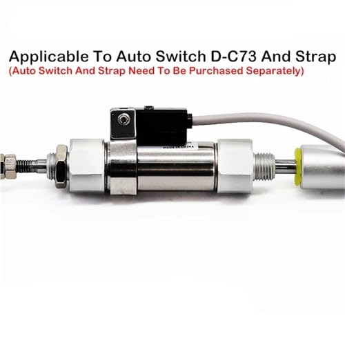 Mini vérin pneumatique CDJ2B évite les blocages mécaniques grâce au piston ajustable CJ2 - 5