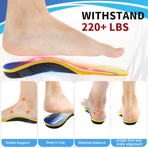 Plantillas para hombre para fascitis plantar, soporte de arco miniatura 4