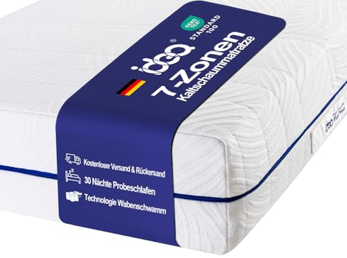 Matratze 90x200 cm (H3) , Ergonomische Kaltschaummatratze,...