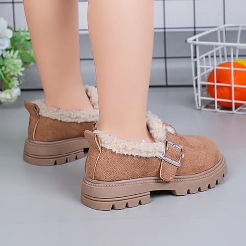 Girls Platform Slippers Boots Shoes Kids Boys Girls Plush Slippers Thick Bottom Cuddle Slides Slippers Snow Boots Shoes4