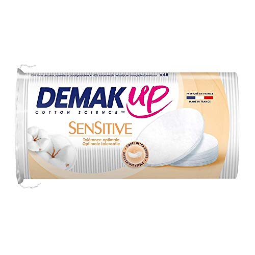 Demak'up Sensitive, Dischetti Struccanti Ovali, 48 Pezzi