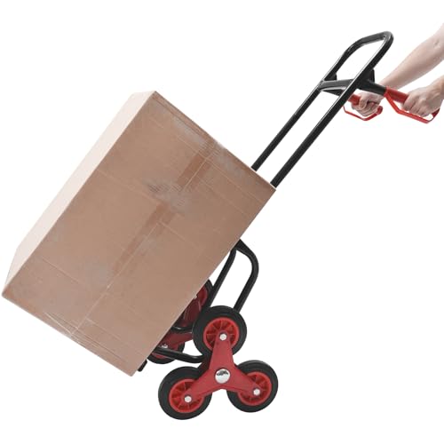 Carretilla manual para escaleras con 6 ruedas y capacidad 460 lb miniatura 1