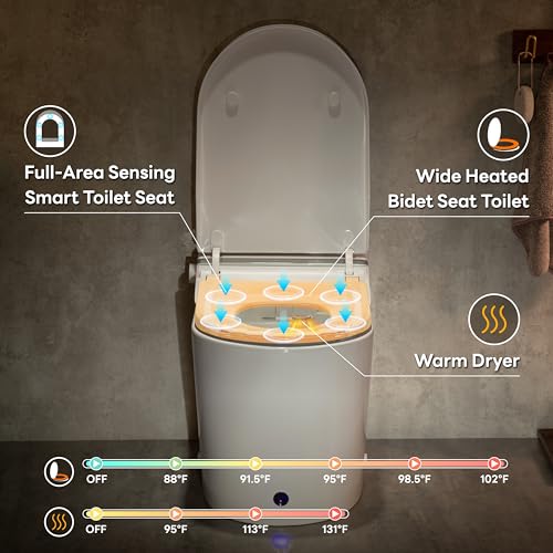 Image of Casta Diva Smart Toilet with Auto Open Close, ADA Comfort Height(K050Max)