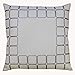Raebel Ozdobna poszewka na poduszkę kwadraty 40 x 40 cm, beżowo-jasnoszary, 1 sztuka