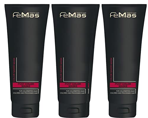 FemMas Color Saver Haarmaske 250ml für coloriertes Haar I Mit Acai-Öl & UV-Schut