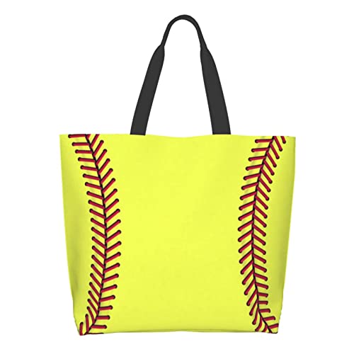 Bolso Tote para mujer estilo béisbol miniatura 1