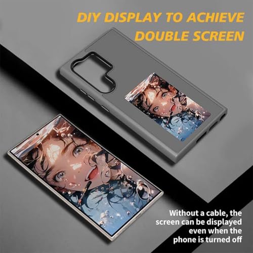 TechTrendz Glass PC Picture Case for Samsung Galaxy S24 Ultra Black - Image 7