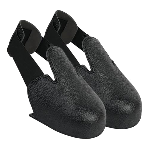 Wectirc 1 par de tapas protectoras de acero para los dedos de los pies, suministros de cuidado personal para protección, accesorio de trabajo, caminar, trabajo, trabajo, trabajo, trabajo, trabajo