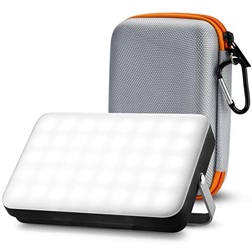 eventek Foco LED Recargable, Power Bank Portatil 20000 mAh, Lampara Camping 1200LM, Linterna Camping con 5 Modos de luz, para Tienda, Camping, huracán, Senderismo, Emergencia, apagón