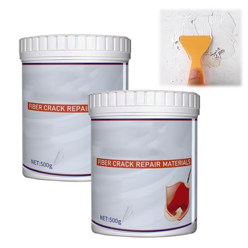 Pasta Reparadora para Paredes Resistente y Elástica 500g Kit 2pc